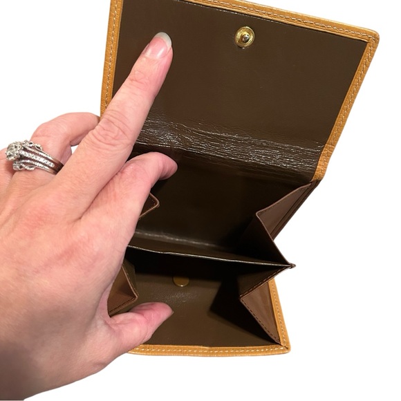 Loewe Leather Bi Fold Double Snap Wallet - Picture 9 of 9